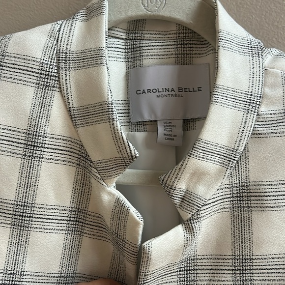 Carolina Belle Montreal Long Jacket Overcoat Blazer Size Medium - Picture 4 of 6